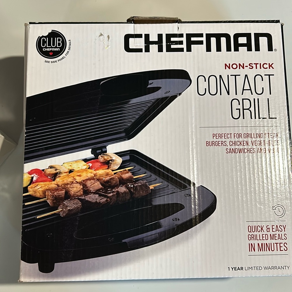 NWOT Chefman Contact Grill